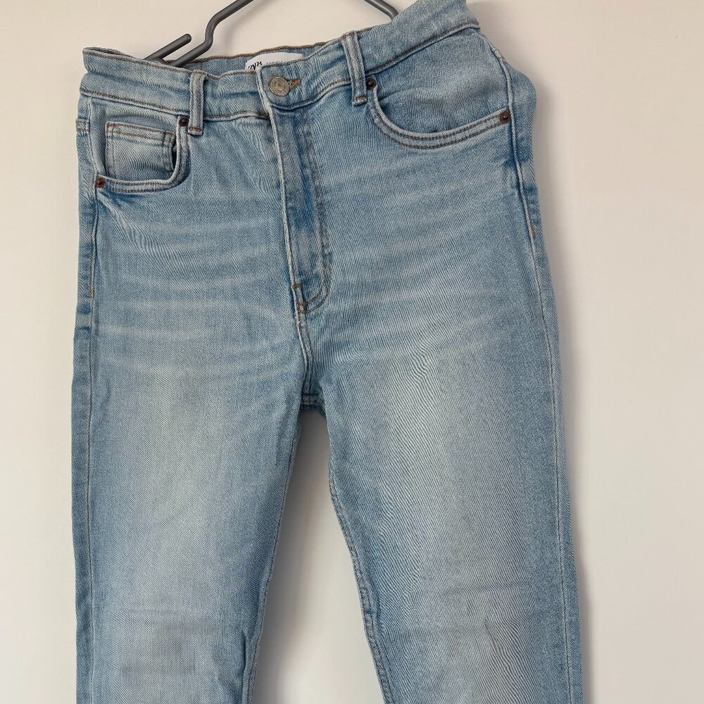 jean zara bleu